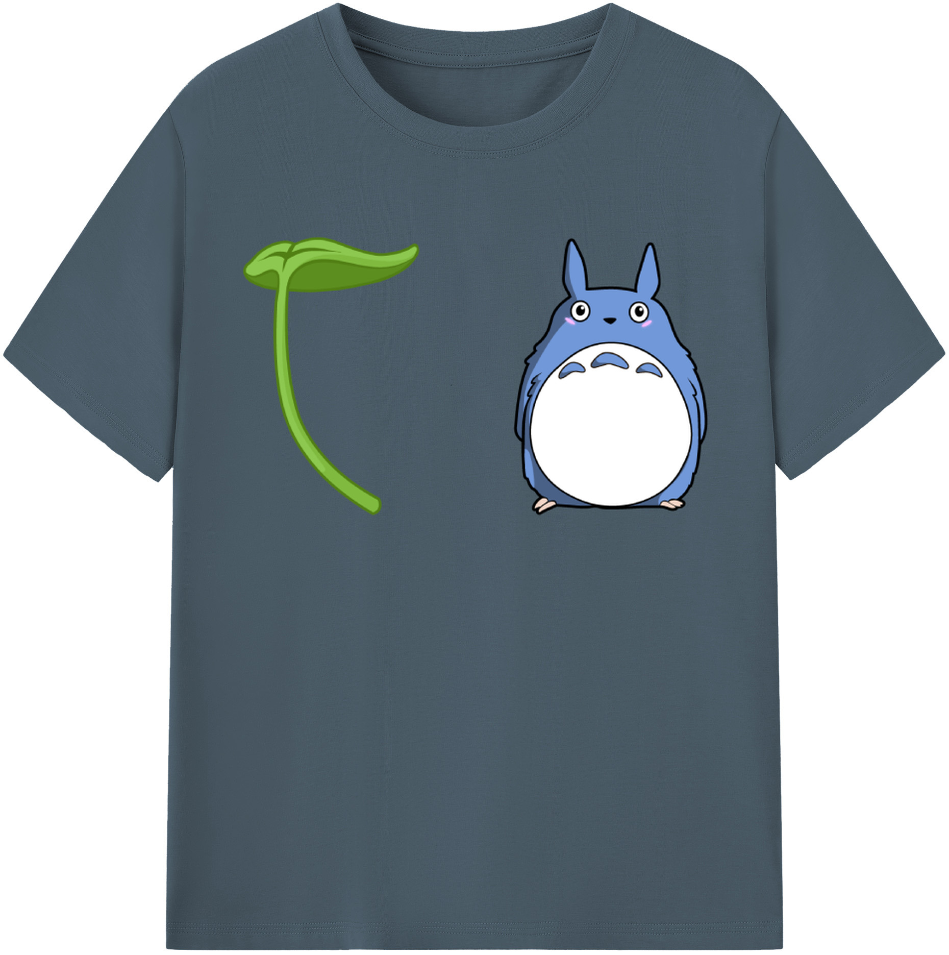 （画像用） となりのトトロ 草壁メイ 草壁サツキ My Neighbor Totoro Satsuki Kusakabe Mei Kusakabe 綿100％半袖Tシャツ（フロントプリント）